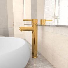 Greatstore aranyszínű fürdőszobai keverős csaptelep 12 x 30 cm