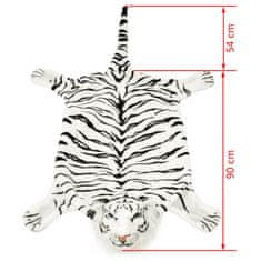 shumee fehér plüss tigris szőnyeg 144 cm
