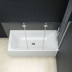 shumee ESG zuhanykabin 3-paneles összecsukható ajtóval 130 x 138 cm
