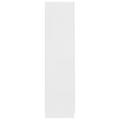 Vidaxl fehér forgácslap ruhásszekrény 90 x 52 x 200 cm 800630