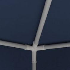 Greatstore kék rendezvénysátor oldalfalakkal 4 x 4 m 90 g/m²