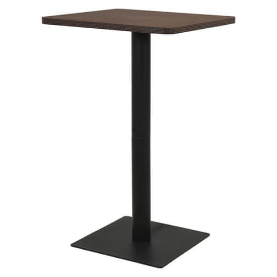 shumee sötétbarna bisztróasztal 78,5 x 78,5 x 107 cm