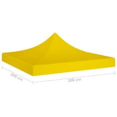 Greatstore sárga tető partisátorhoz 2 x 2 m 270 g/m²