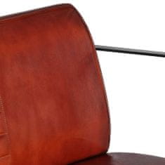 Greatstore barna kétszemélyes valódi bőr kanapé