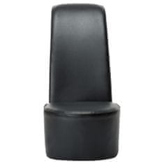 shumee fekete magas sarkú cipő formájú műbőr szék