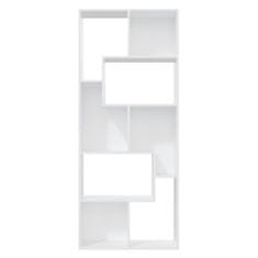 shumee fehér forgácslap könyvszekrény 67 x 24 x 161 cm