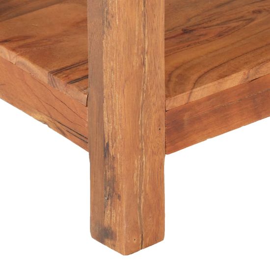 shumee tömör újrahasznosított fa tálalóasztal 86 x 30 x 76 cm