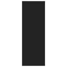 shumee fekete forgácslap fali polc 45,1 x 16 x 45,1 cm