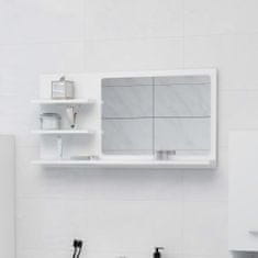 Greatstore fehér forgácslap fürdőszobai tükör 90 x 10,5 x 45 cm