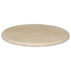 shumee krémszínű márvány asztallap Ø50 x 2,5 cm