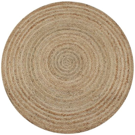 shumee kör alakú fonott juta szőnyeg 90 cm
