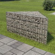 Greatstore horganyzott acél gabion magaságyás 75 x 75 x 50 cm
