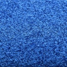 Vidaxl kék kimosható lábtörlő 60 x 180 cm 323441