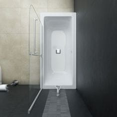 shumee ESG zuhanykabin 2-paneles összecsukható ajtóval 120 x 140 cm