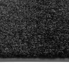 Greatstore fekete kimosható lábtörlő 120 x 180 cm