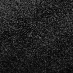 shumee fekete kimosható lábtörlő 120 x 180 cm