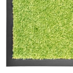 Vidaxl zöld kimosható lábtörlő 60 x 90 cm 323428