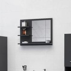 Greatstore szürke forgácslap fürdőszobai tükör 60 x 10,5 x 45 cm