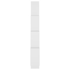 Greatstore fehér forgácslap fali kockapolc 90 x 15 x 119 cm