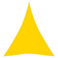 Greatstore sárga háromszögű oxford-szövet napvitorla 5 x 7 x 7 m