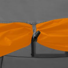 shumee 8 személyes szürke/narancs iglu kempingsátor 650 x 240 x 190 cm