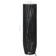 Greatstore fekete fűzfa állólámpa 61 cm E27