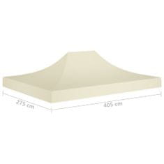 shumee krémszínű tető partisátorhoz 4 x 3 m 270 g/m² 