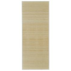 Greatstore Négyszögű természetes bambusz szőnyeg 150 x 200 cm