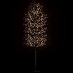 shumee cseresznyevirágos karácsonyfa 2000 db meleg fehér LED-del 500cm
