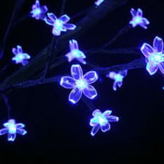 shumee cseresznyevirágos karácsonyfa 2000 db kék LED-del 500 cm