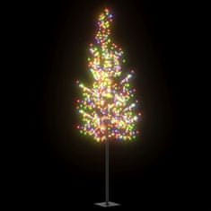 shumee cseresznyevirágos karácsonyfa 600 db színes LED-del 300 cm