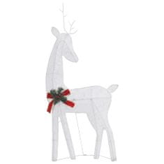 shumee ezüst hideg fehér hálós karácsonyi rénszarvascsalád 270x7x90 cm