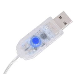 Greatstore kék fényű LED-es akril díszfénykúpszett 60/90/120 cm