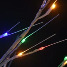 shumee 140 LED-es beltéri/kültéri színes fűz karácsonyfa 1,5 m