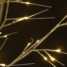 Vidaxl 180 LED-es bel-/kültéri meleg fehér fűzfa karácsonyfa 1,8 m 328680
