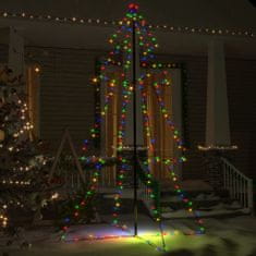 shumee 240 LED-es beltéri/kültéri kúp alakú karácsonyfa 118 x 180 cm