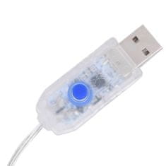 shumee 8 funkciós kék fényfüggöny 300 LED-del 3 x 3 m
