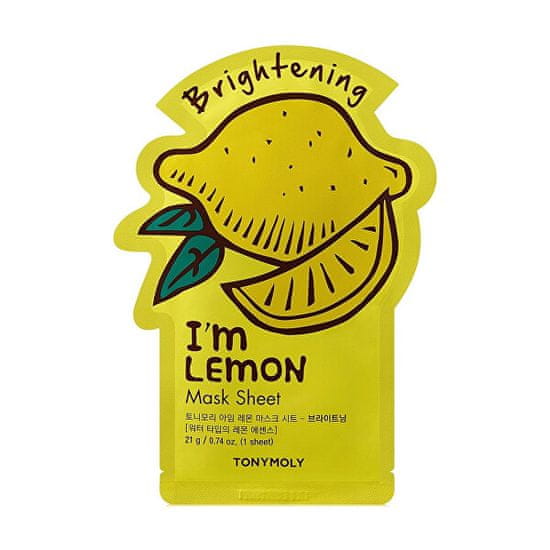 Tony Moly Bőrvilágosító maszk I`m Lemon (Brightening Mask Sheet) 21 ml