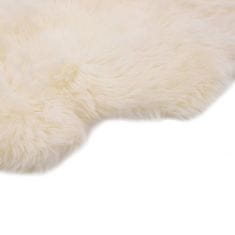 shumee fehér báránybőr szőnyeg 60 x 180 cm 