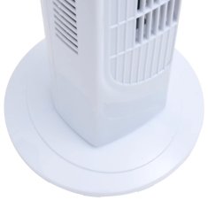 shumee fehér toronyventilátor távirányítóval és időzítővel Φ24x80 cm