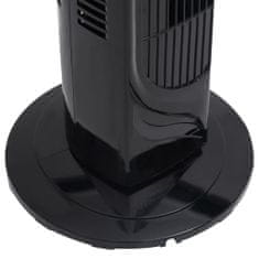 Greatstore fekete oszlop ventilátor Φ24 x 80 cm