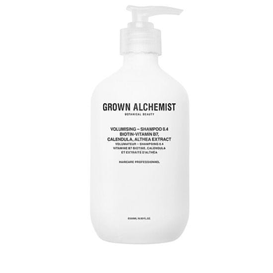 Grown Alchemist Sampon a gyenge és törékeny haj térfogatának növelésére Biotin-Vitamin B7, Calendula, Althea Extract