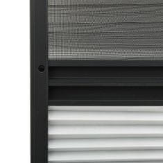 Greatstore alumínium pliszé ablakszúnyogháló árnyékolóval 110 x 160 cm