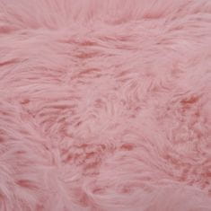 Greatstore rózsaszín műbáránybőr szőnyeg 60 x 90 cm