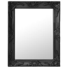 shumee fekete barokk stílusú fali tükör 50 x 60 cm