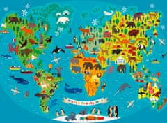 Ravensburger Állati világtérkép 150 darab