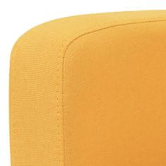 Greatstore 3-személyes sárga kanapé 180 x 65 x 76 cm