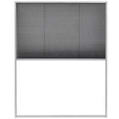 Greatstore pliszé ablak szúnyogháló alumíniumból 80 x 100 cm