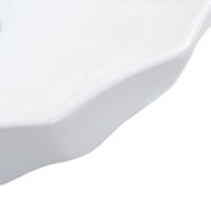 Vidaxl fehér kerámia mosdókagyló 46 x 17 cm 143921
