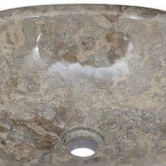 Greatstore szürke márvány mosdókagyló 53 x 40 x 15 cm